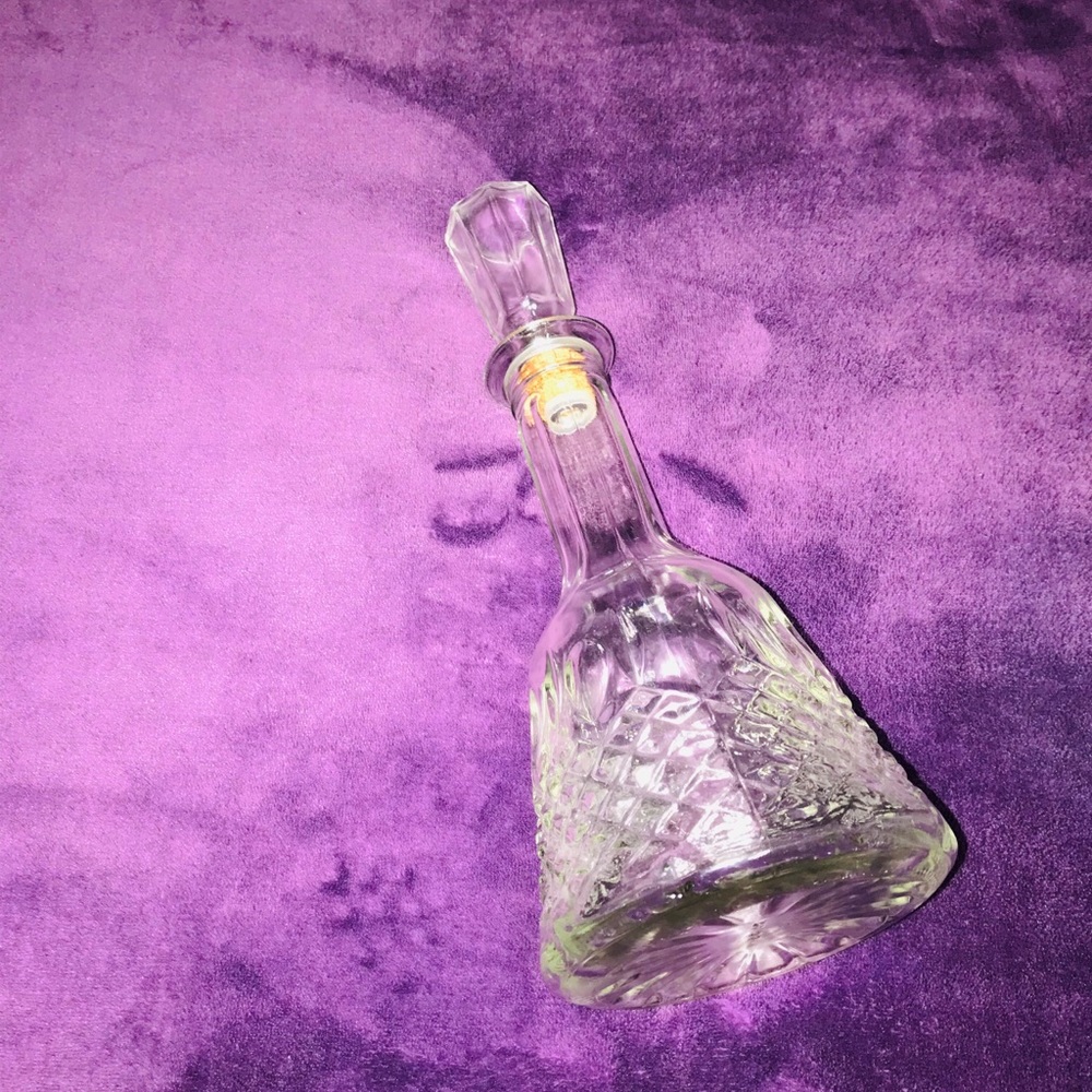 Vintage Embossed Glass 1981
